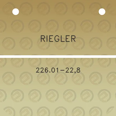 riegler-22601-228