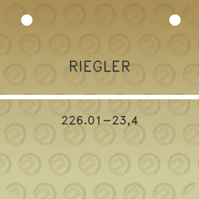 riegler-22601-234