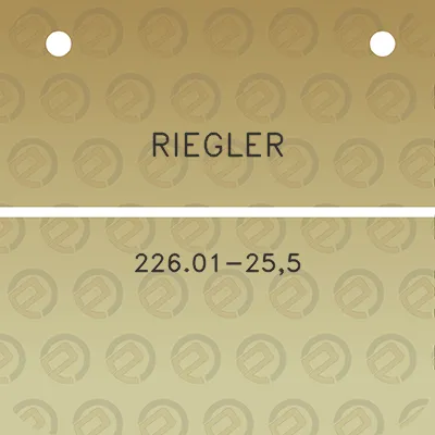 riegler-22601-255