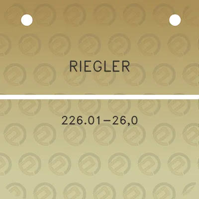 riegler-22601-260