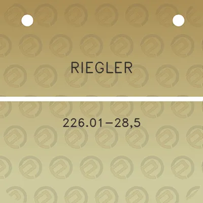 riegler-22601-285