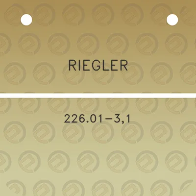 riegler-22601-31