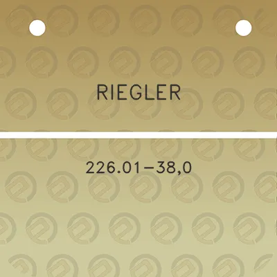 riegler-22601-380