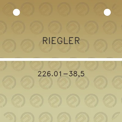 riegler-22601-385