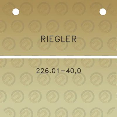 riegler-22601-400