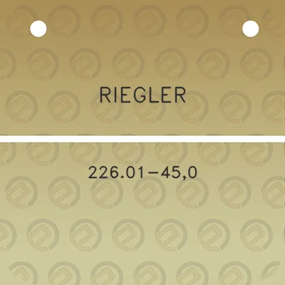 riegler-22601-450