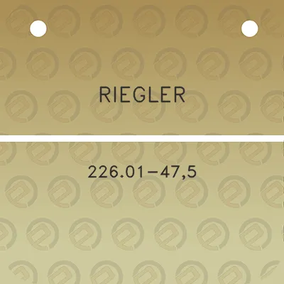 riegler-22601-475