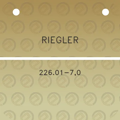 riegler-22601-70