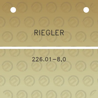 riegler-22601-80