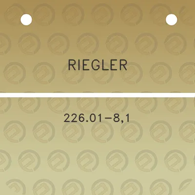 riegler-22601-81