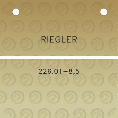 riegler-22601-85