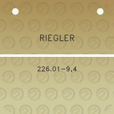 riegler-22601-94