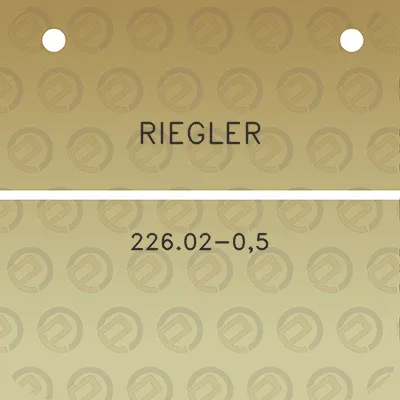 riegler-22602-05