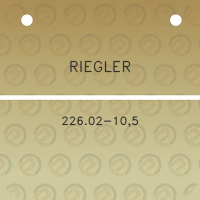 riegler-22602-105