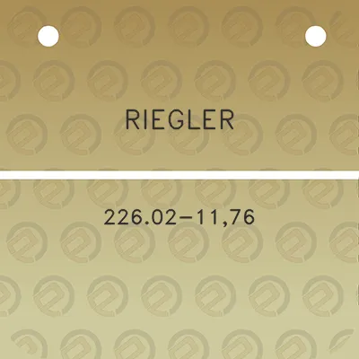 riegler-22602-1176