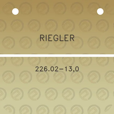 riegler-22602-130