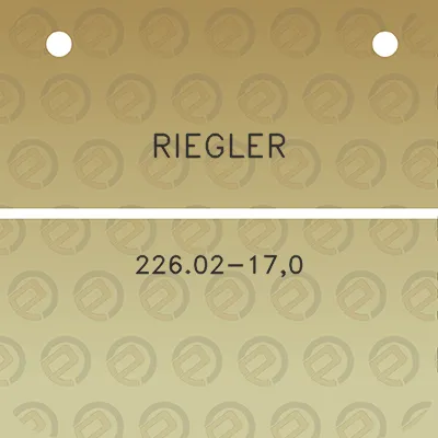 riegler-22602-170