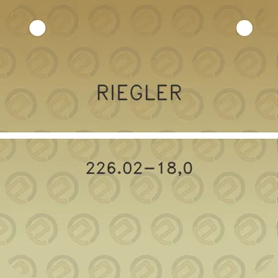 riegler-22602-180