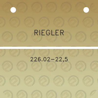 riegler-22602-225