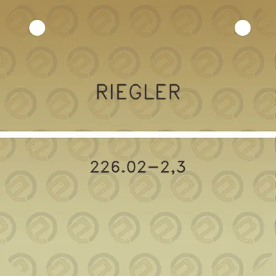 riegler-22602-23