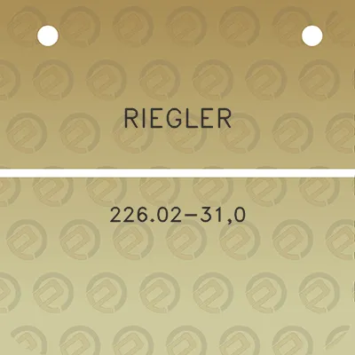 riegler-22602-310