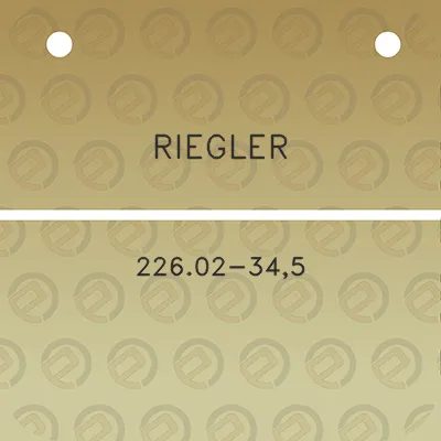 riegler-22602-345