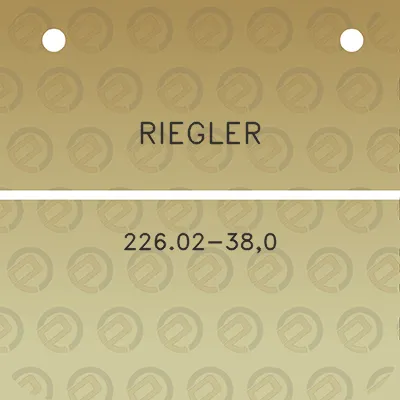 riegler-22602-380