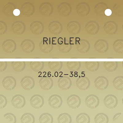 riegler-22602-385