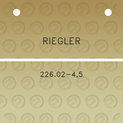 riegler-22602-45