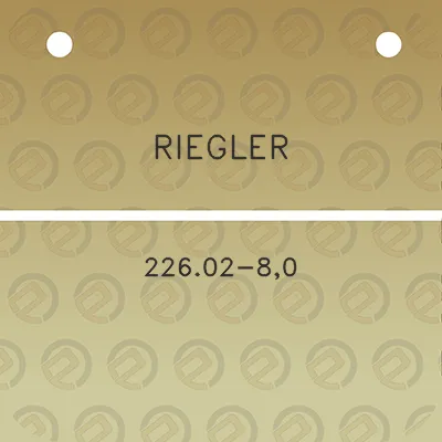 riegler-22602-80