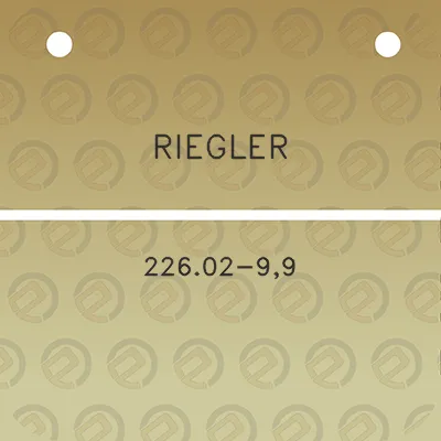 riegler-22602-99