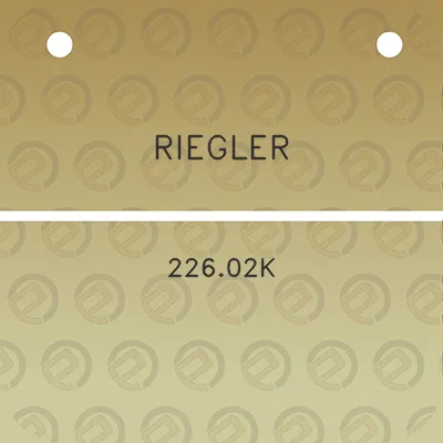 riegler-22602k