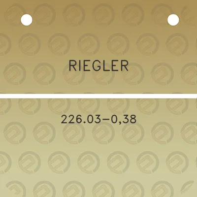 riegler-22603-038