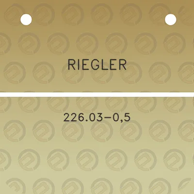 riegler-22603-05