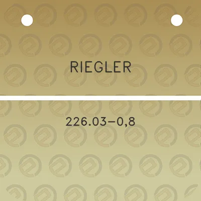 riegler-22603-08