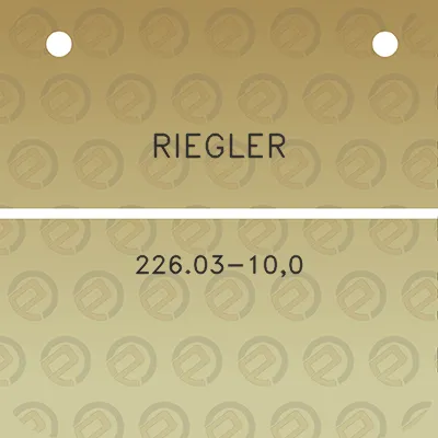 riegler-22603-100