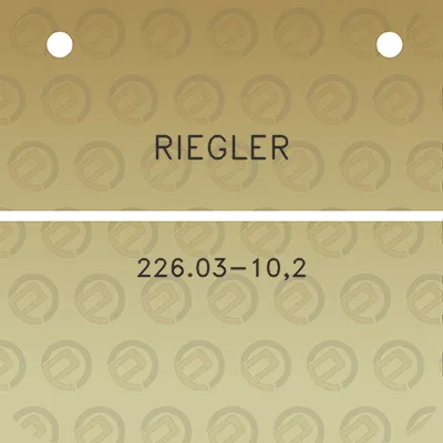 riegler-22603-102