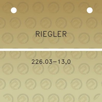 riegler-22603-130