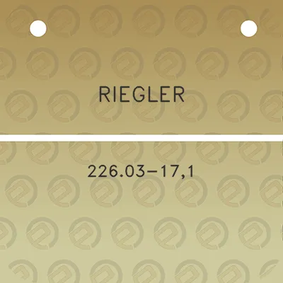 riegler-22603-171