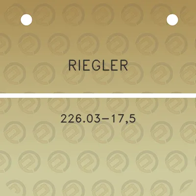 riegler-22603-175