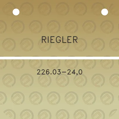 riegler-22603-240