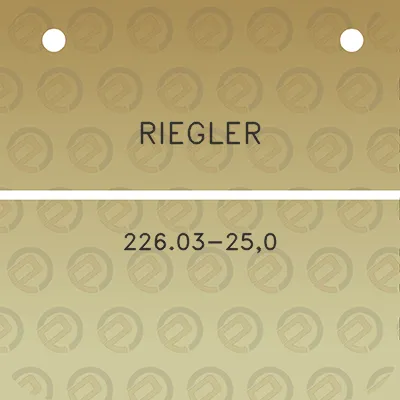 riegler-22603-250