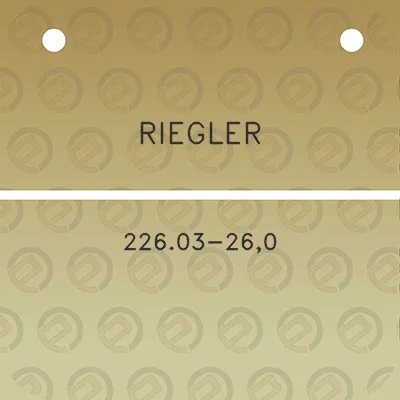 riegler-22603-260