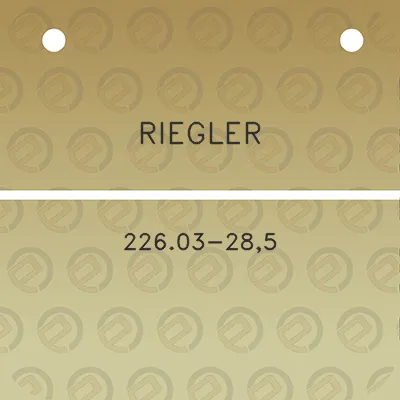 riegler-22603-285