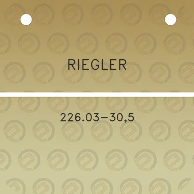 riegler-22603-305