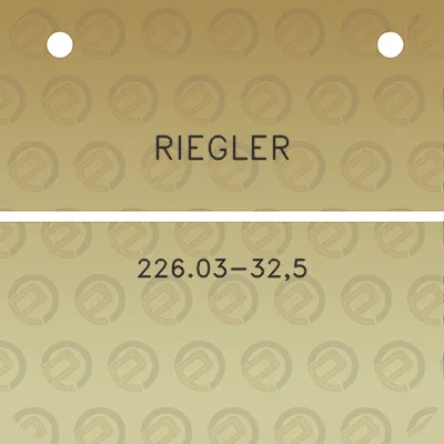 riegler-22603-325