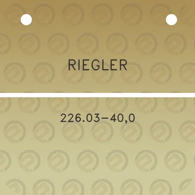 riegler-22603-400