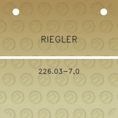 riegler-22603-70