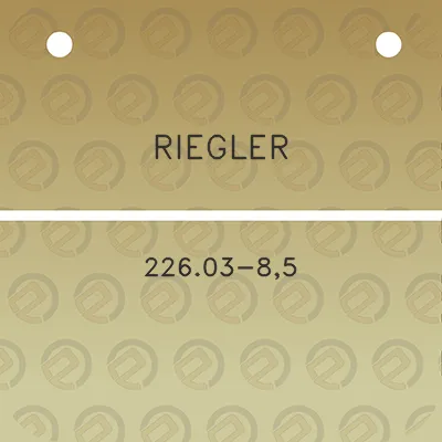 riegler-22603-85