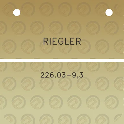 riegler-22603-93